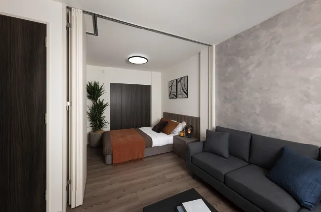 ウォールドアを全て開けた状態