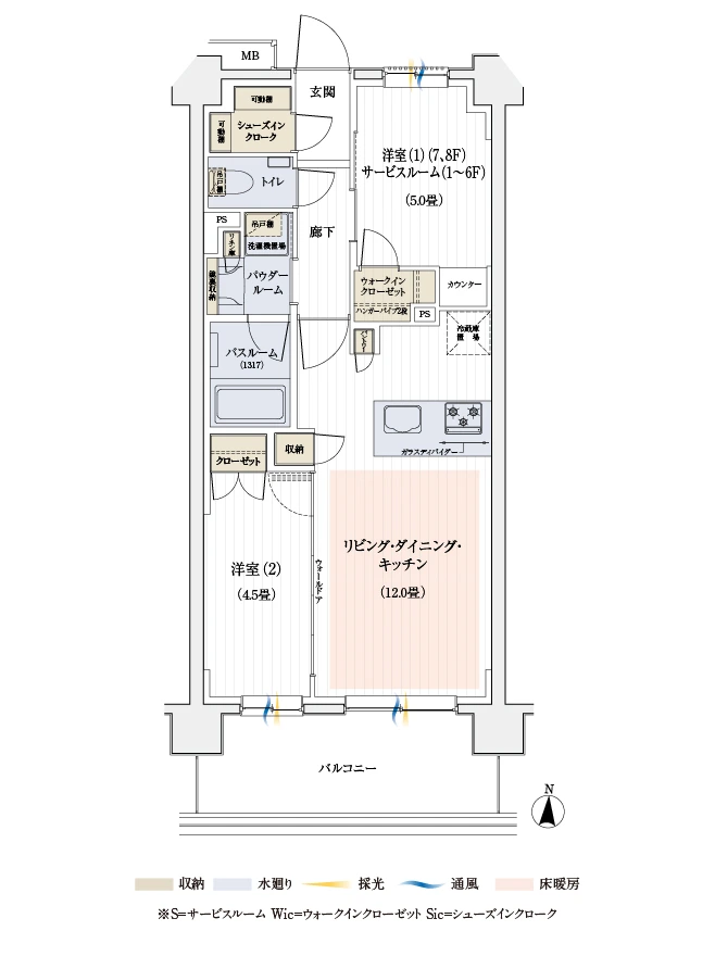 E1type間取り