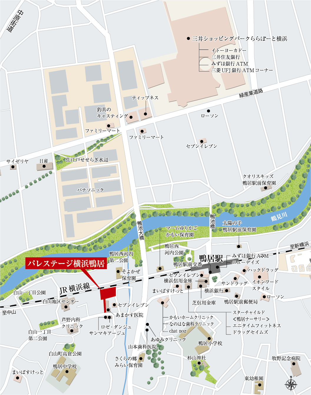 建設地案内図