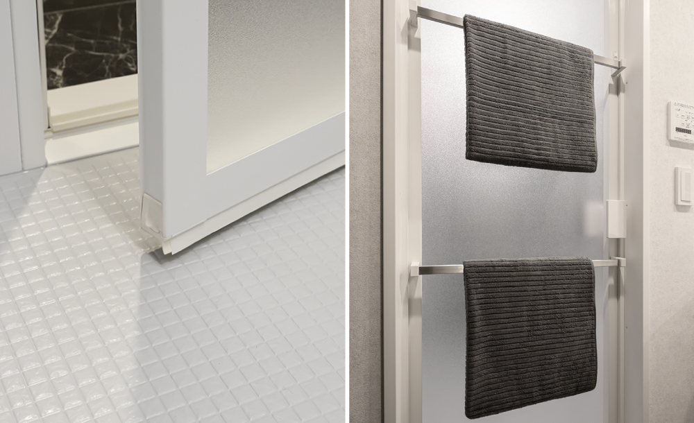 スッキリドア・タオル掛け（2段）