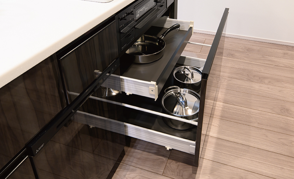 キャビネット内引き出し