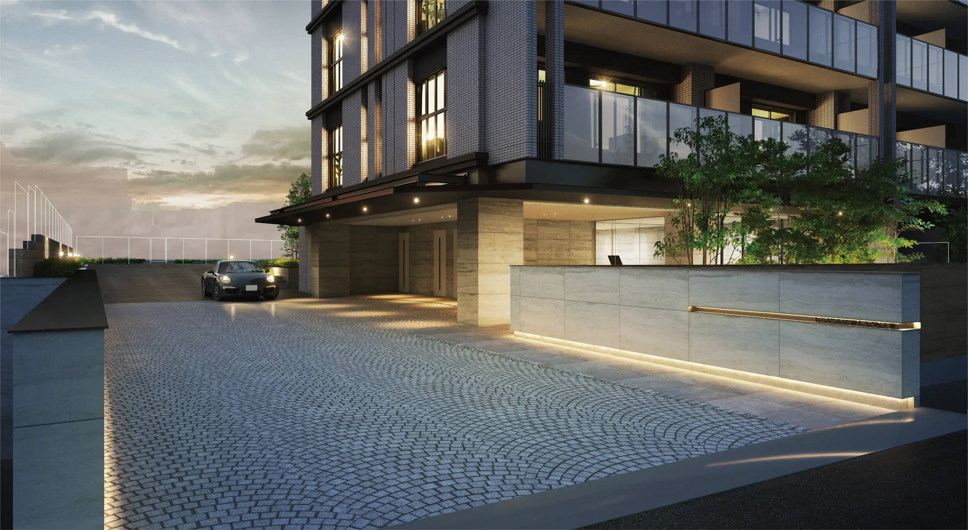 外観・アプローチ完成予想図