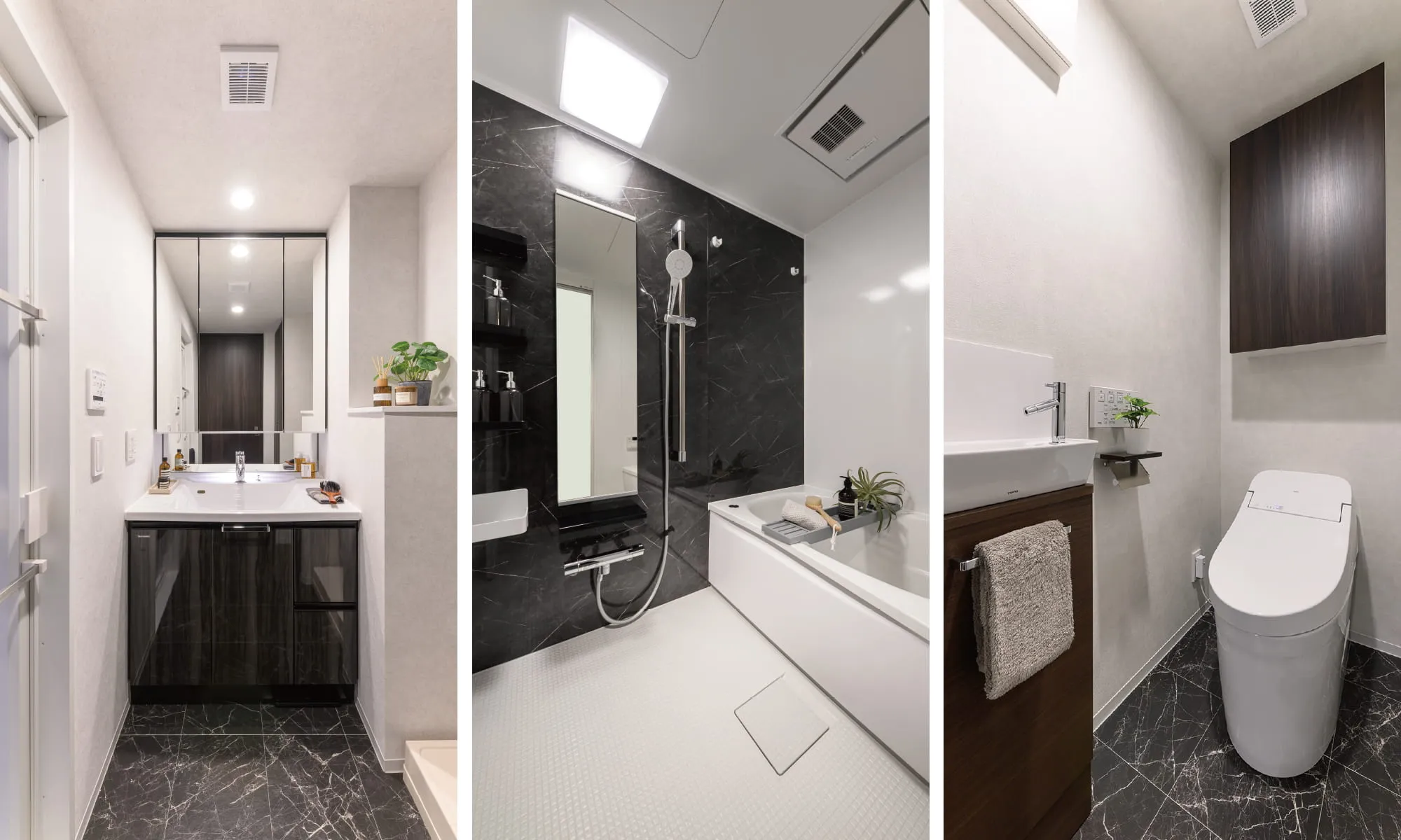 パウダールーム、バスルーム、トイレ