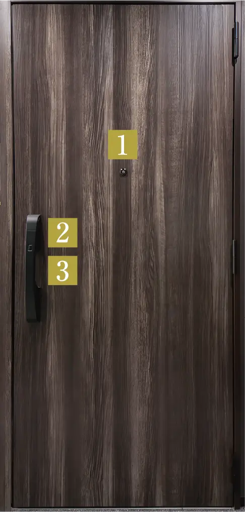 玄関ドアの防犯設備