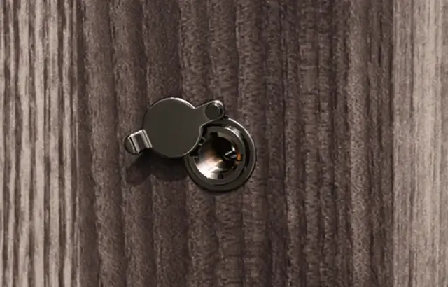 広角ドアスコープ（蓋付）