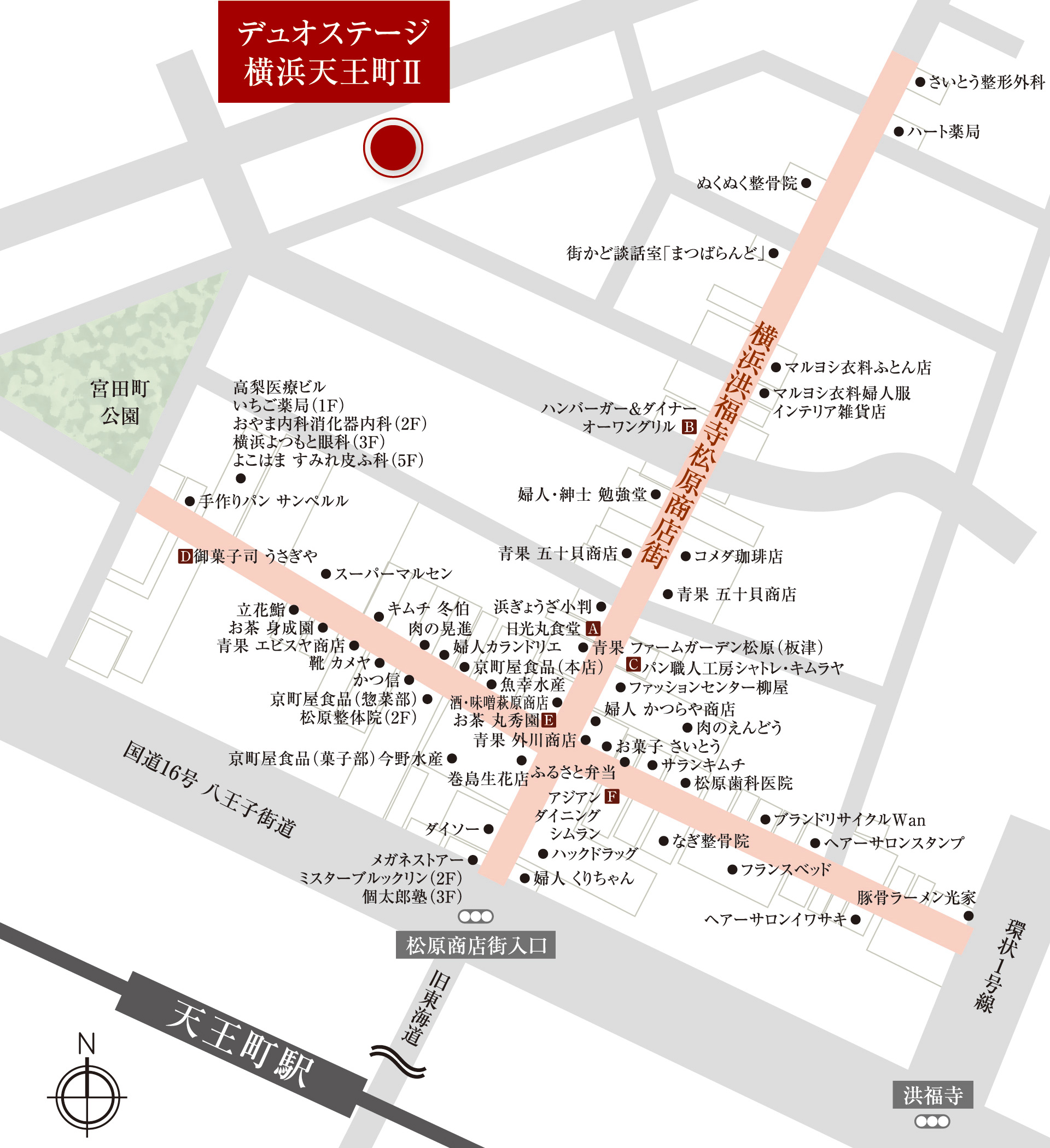 商店街マップ