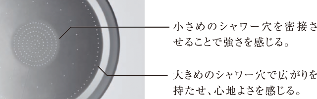W水流シャワー（メタルワンタッチ）