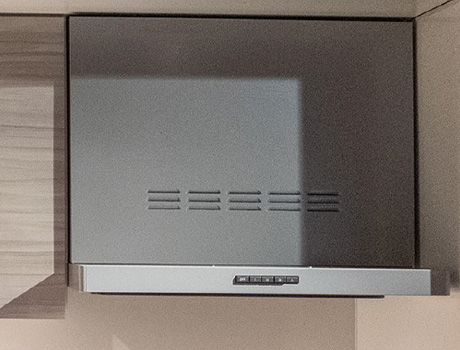 ホーロー整流板付レンジフード