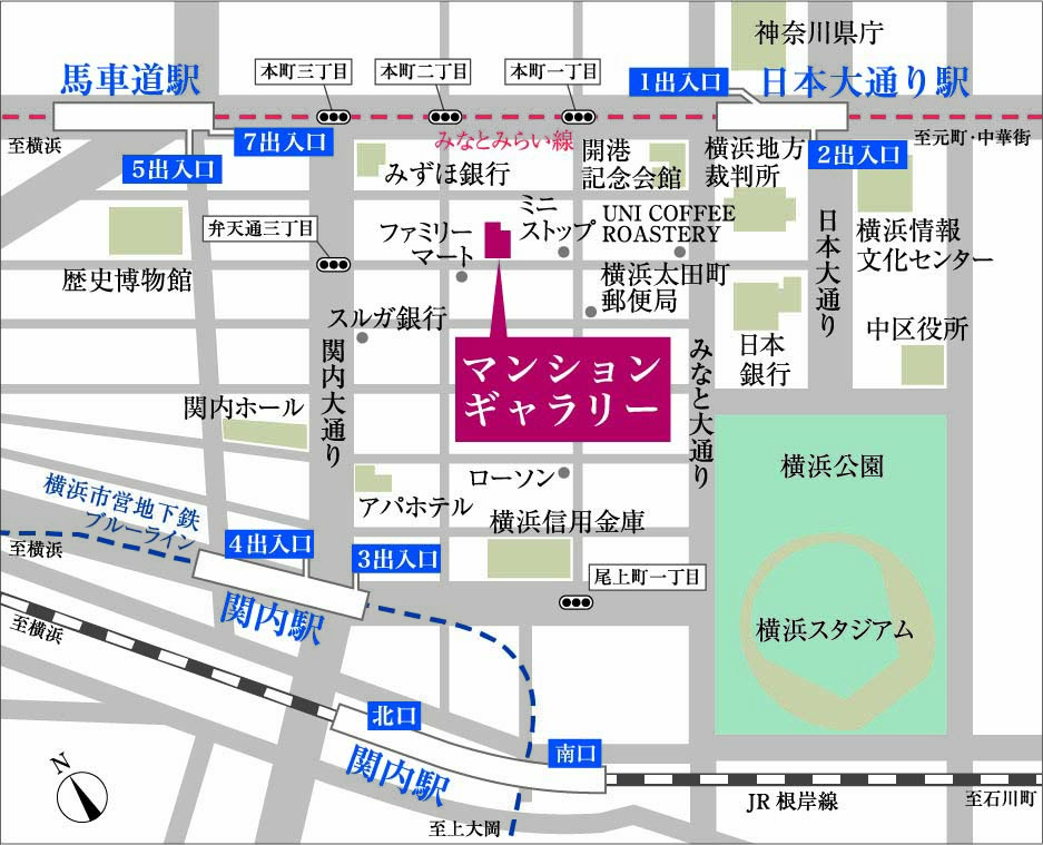 マンションギャラリー案内図