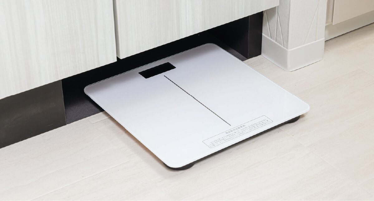 ヘルスメーター収納スペース